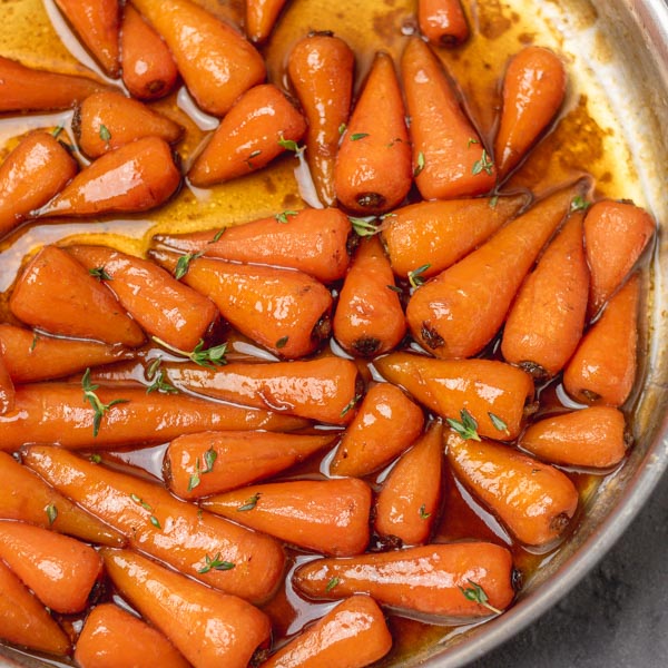 brown sugar glazed carrots.