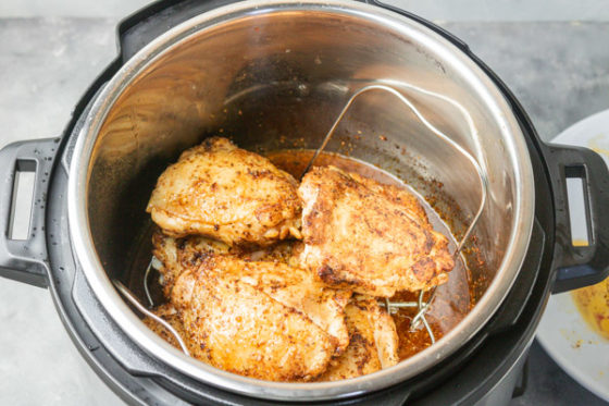 Instant Pot Chicken Thighs Recipe (IP Chicken) - The Dinner Bite