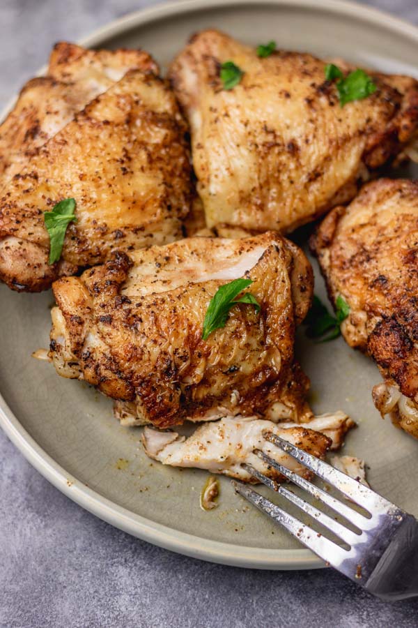 Instant Pot Chicken Thighs Recipe (IP Chicken) - The Dinner Bite