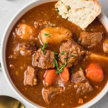 instant pot Guinness beef stew.