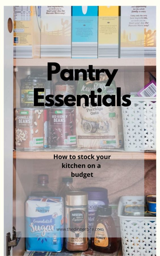 Low-cost pantry basics