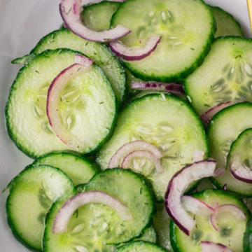 cucumber salad.