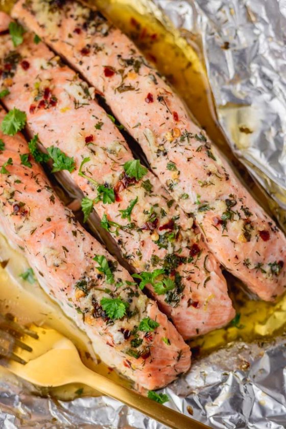Baked Salmon in Foil Recipe