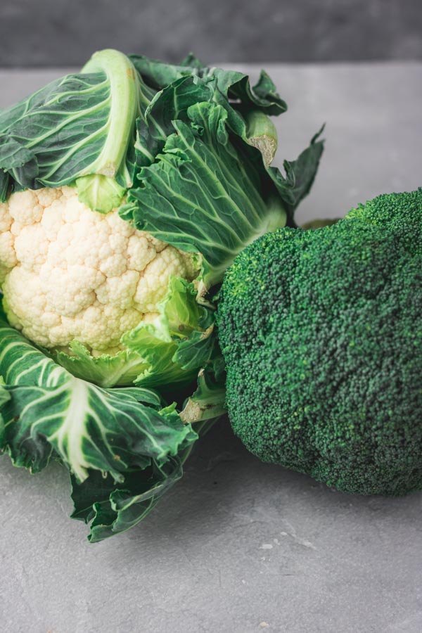 cauliflower and broccoli.