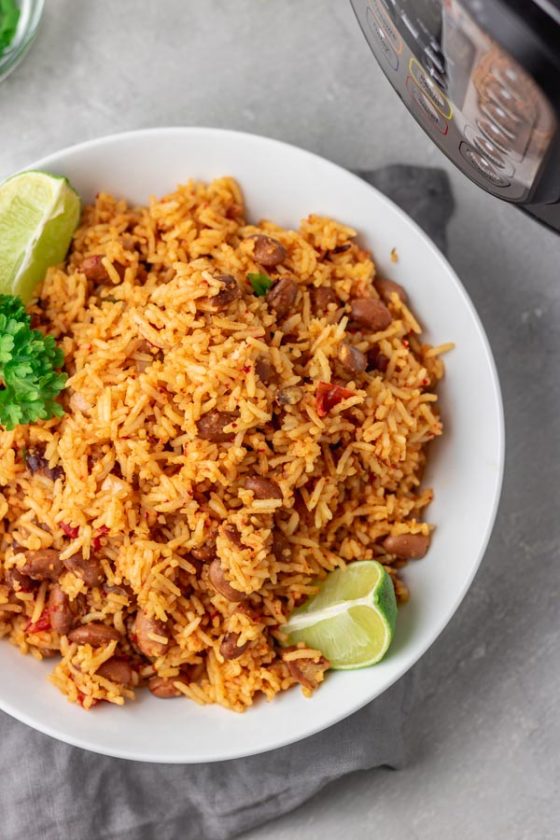 Instant pot rice and beans