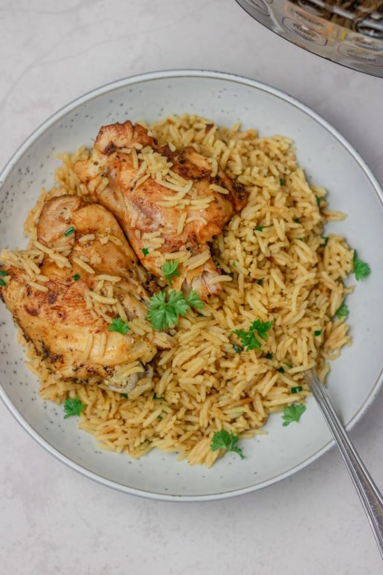 instant pot chicken thighs and rice 8 1