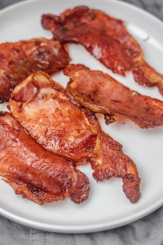 Air Fryer Bacon (super crispy and easy)