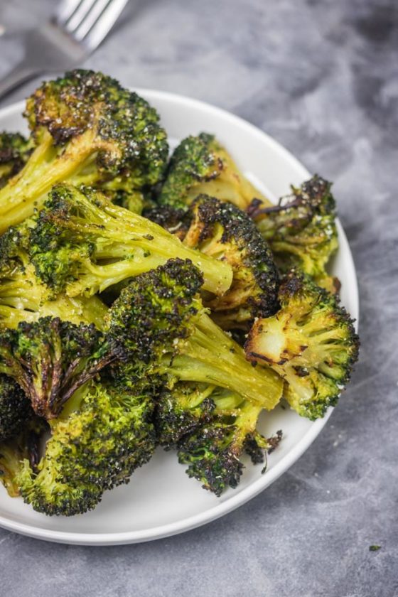 roasted broccoli florets 