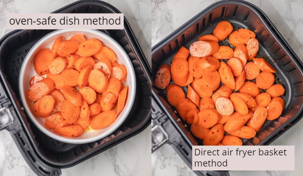 how to use oven-safe dish in an air fryer.