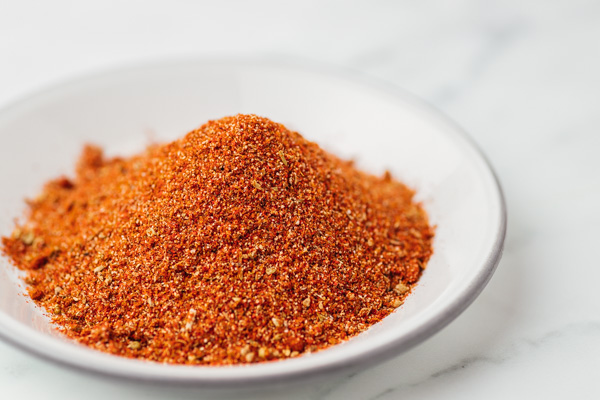 heap of spice blend on a plate.