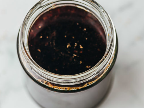 sauce in a jar.