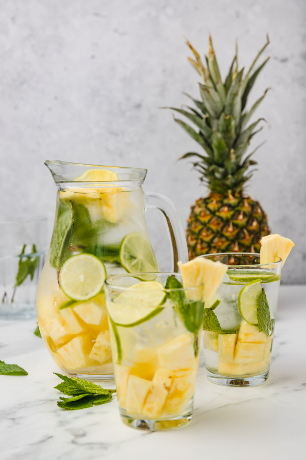 Pineapple Infused Water - The Dinner Bite