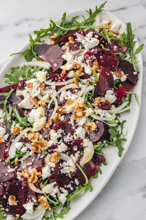 Beetroot and Feta Salad - The Dinner Bite