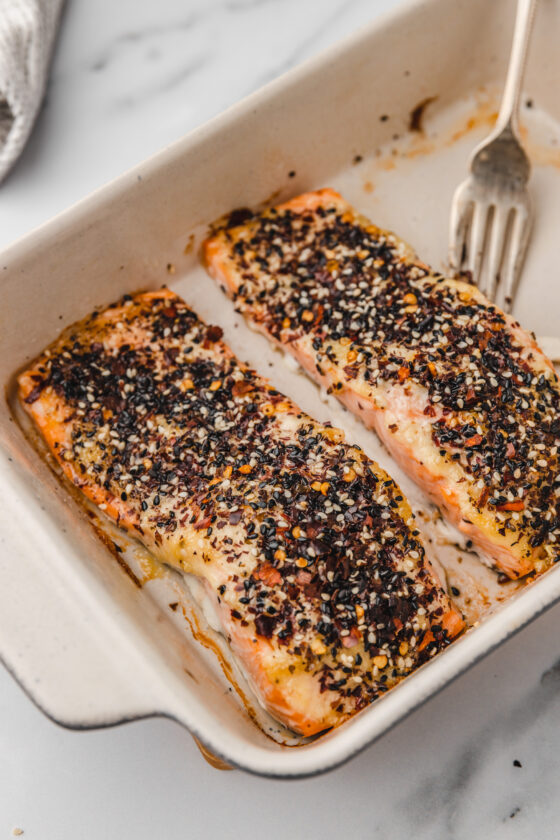 Baked Furikake Salmon Recipe