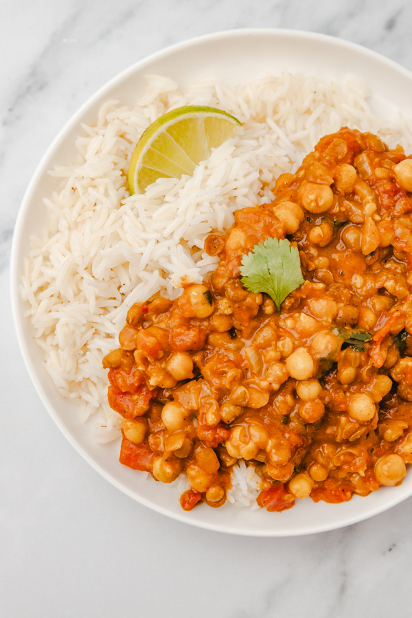 Lentil Chickpea Curry - The Dinner Bite