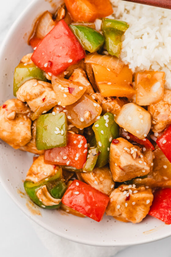Easy Chicken and Pepper Stir Fry